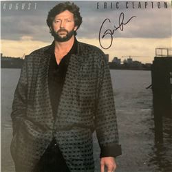 Signed Eric Clapton August Album Cover