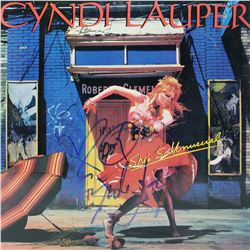Signed Cyndi Lauper, She's So Unusual Album Cover