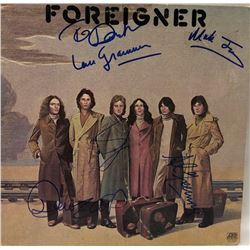 Signed Foreigner "Foreigner" Album Cover