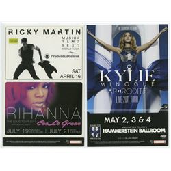 Rihanna / Ricky Martin / CeeLo Green / Kylie Minogue Original 2011 Concert Handbill