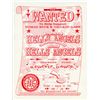 Image 1 : Hells Angels / Nomads Original 1991 Benefit Dance Concert Handbill / Flyer
