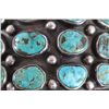 Image 14 : Navajo Sterling Pilot Mountain Turquoise Bracelet