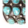 Image 19 : Navajo Sterling Pilot Mountain Turquoise Bracelet