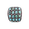 Image 8 : Navajo Sterling Pilot Mountain Turquoise Bracelet