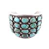 Image 9 : Navajo Sterling Pilot Mountain Turquoise Bracelet