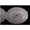 Image 12 : Navajo First Phase Style Alpaca Silver Concho Belt