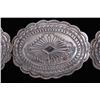 Image 7 : Navajo First Phase Style Alpaca Silver Concho Belt