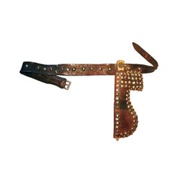 Blackfoot Scout's Tacked Belt, Sheath & Knife 1880