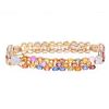 Image 4 : 24.09 ct Multi-Colored Sapphire & Diamond Bracelet