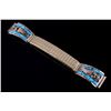 Image 1 : Signed Navajo Silver Morenci Turquoise Watch Band