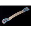 Image 3 : Signed Navajo Silver Morenci Turquoise Watch Band
