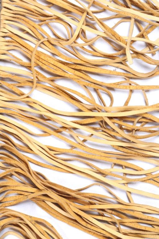 Trade Blanket & Leather Saddle Rifle Scabbard