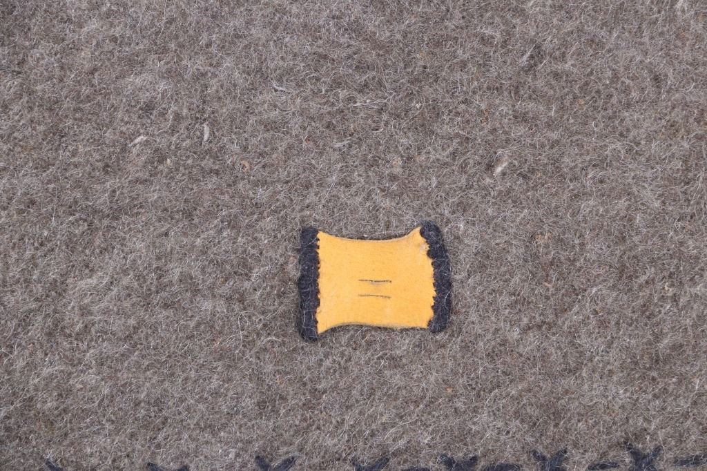 Trade Blanket & Leather Saddle Rifle Scabbard