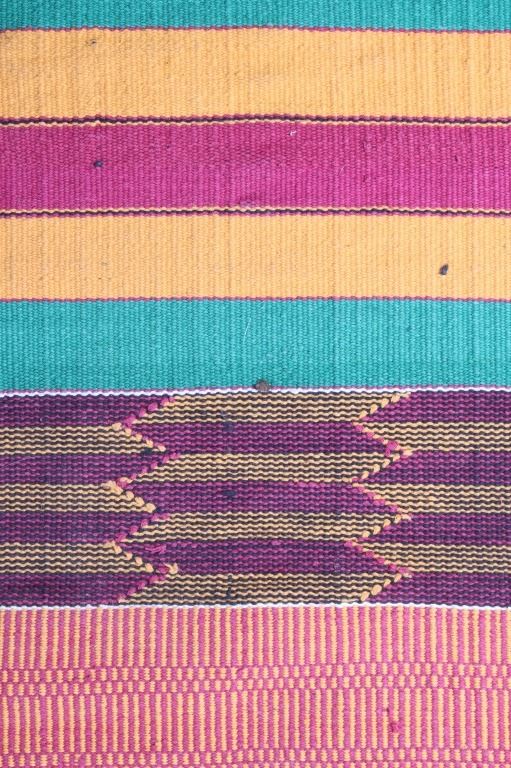 Zapotec Oaxacan Hand Woven Runner Blanket