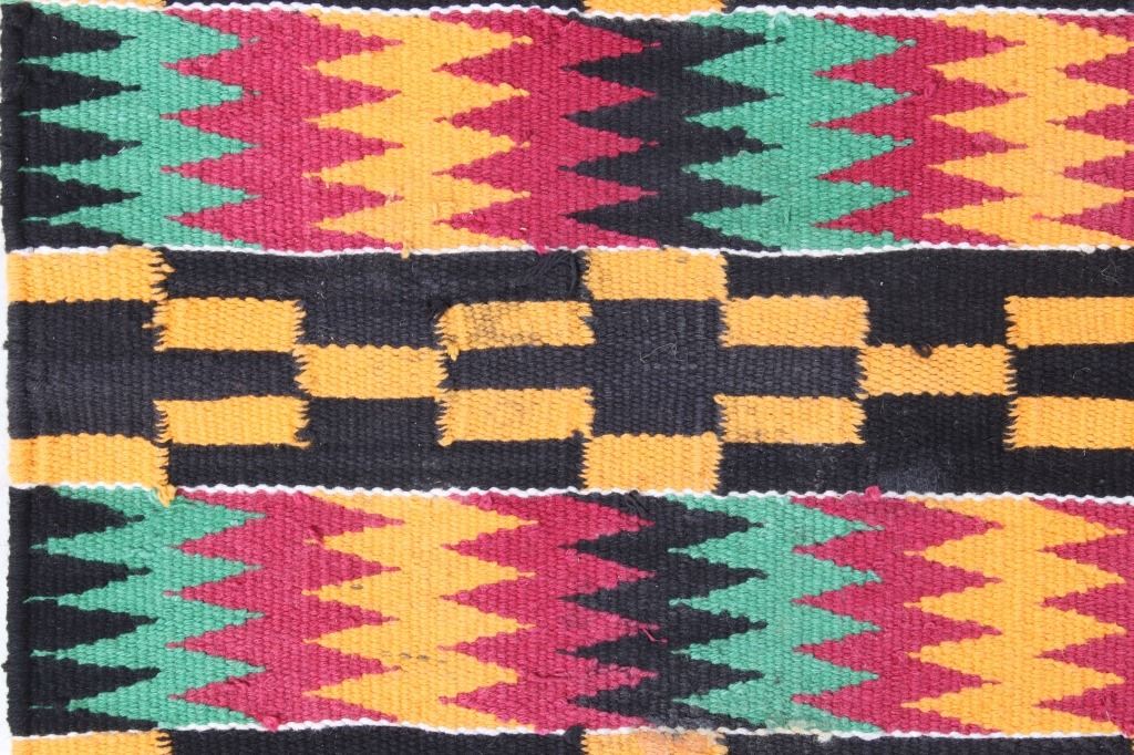 Zapotec Oaxacan Hand Woven Runner Blanket