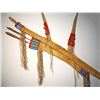 Image 2 : Comanche Beaded Bow & Arrow Hide Quiver c. 1800's
