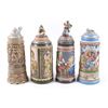 Image 2 : Collection of Traditional Assorted German Steins