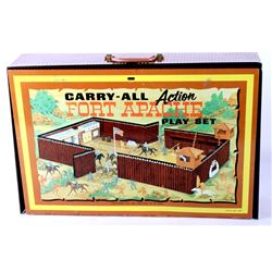 Carry-All Action Fort Apache Play Set Circa 1960
