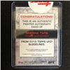 Image 2 : MIESHA TATE SIGNED TOPPS UFC BLODLINES TRADING CARD