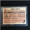 Image 2 : 1983 O-PEE-CHEE #14 OZZIE SMITH AUTO BASEBALL CARD