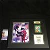 Image 1 : JERRY RICE SIGNED SIGNED 11X14 PHOTO DISPLAY (JSA COA)