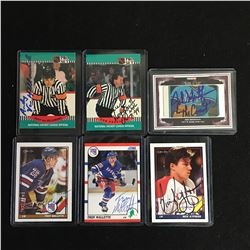 AUTOGRAPHED SPORTS CARD LOT