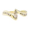 Image 2 : 0.75 ctw Diamond Ring - 14KT Yellow Gold