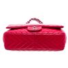 Image 4 : Chanel Red Chevron Quilted Leather Maxi Flap Bag