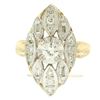 Image 1 : 14k Two Tone Gold .55 ctw European Diamond Solitaire Ring