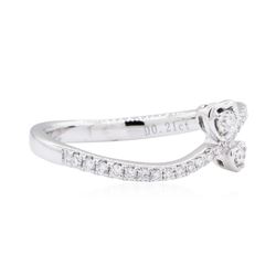 0.21 ctw Diamond Ring - 18KT White Gold