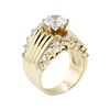 Image 4 : 5.40 ctw Cubic Zirconia and Diamond Ring - 14KT Yellow Gold