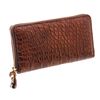 Image 1 : Gucci Brown Crocodile Tassel Zip Wallet