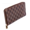 Image 1 : Louis Vuitton Damier Ebene Canvas Leather Zippy Organizer Wallet