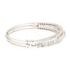 Image 2 : 3.47 ctw Diamond Bangle Bracelet - 14KT White Gold