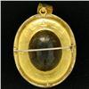 Image 6 : 14k Yellow Gold 49 ctw Natural Citrine & Pearl Brooch Pin Pendant