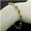 Image 6 : 14K Yellow Gold 7" 2.16 ctw Channel Set Round Brilliant Diamond Tennis Bracelet