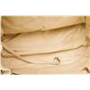 Image 6 : Chanel Cream Chevron Quilted Canvas Leather Accordion Shoulder Bag