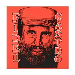 Fidel Castro by Steve Kaufman (1960-2010)