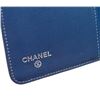 Image 8 : Chanel Blue Quilted Patent Leather Compact Wallet