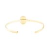 Image 3 : 3.00 ctw Sugilite Cuff Bracelet - 14KT Yellow Gold