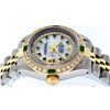 Image 9 : Rolex Ladies 2 Tone 14K MOP Sapphire & Emerald  Datejust Wriswatch