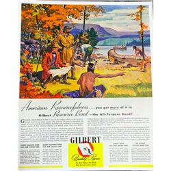 Vintage Gilbert Papers American Explorers Ad