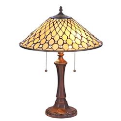 Tiffany-style Art Glass Table Lamp