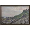 Image 2 : Signed Danish Coastal Landscape Oil Painting
