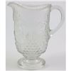 Image 2 : c1890 Spanish American War Pressed Glass Pitcher