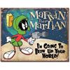 Image 1 : Marvin The Martian Cartoon, Blow Up Your World, Metal Pub Bar Sign