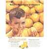 Image 1 : 1959 Mid-Century Florida Oranges Kitchen Advertisement