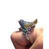 Image 3 : Swarovski Crystal Bluebird Ring