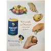 Image 1 : c.1950 Morton's Salt Fruit Advertisement