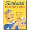 Image 1 : Vintage-style Sunbeam Bread Metal Kitchen Decorative Sign